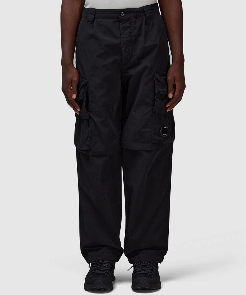 CP Company Flatt Nylon Cargo Pant (Black - 46) - Size 46